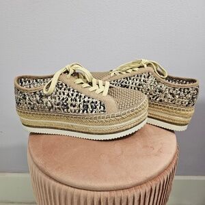 Vince Camuto - Tan Wedge Espadrille